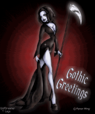 Gif animé gothique greetings